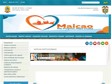 Tablet Screenshot of maicao-laguajira.gov.co